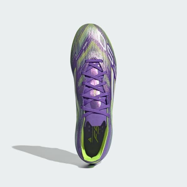 Morado Zapatos de fútbol para terreno firme F50 Pro