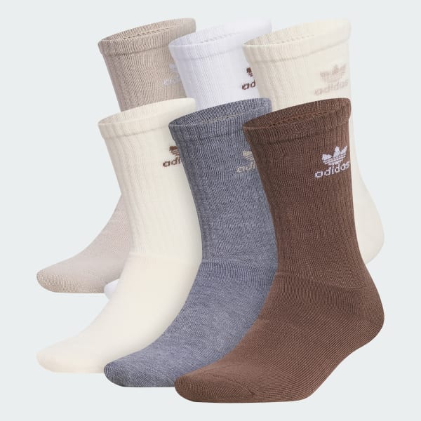 Trefoil Crew Socks 6 Pairs