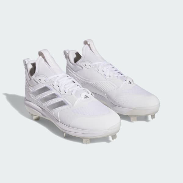 adidas Icon 8 Cleats - White, Men's Baseball