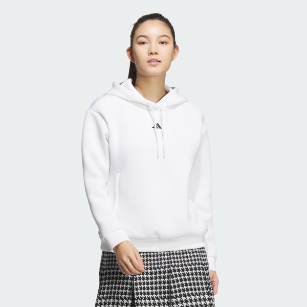 サイズ：XL ADIDAS GOLF アディダスゴルフ IY3736 パーカー ダンボールニット  ピンク系 [240101436062] ゴルフウェア レディース ストスト アディダス 【ゴルフ】ダンボールニット ビッグロゴ フーディー