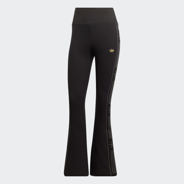 ★adidas★ Lip Flared Pants Black II8056 ADIDAS Essentials Rib Flared Pants II8056 - Shiekh