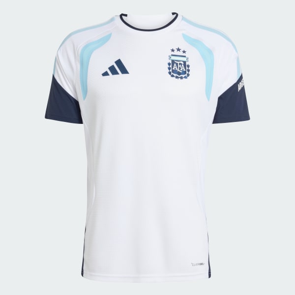 Blanco Camiseta de Entrenamiento Selección Argentina Tiro Pro