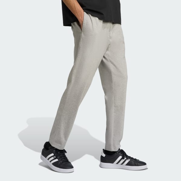 Grigio Pantaloni Essentials Small Logo Single Jersey