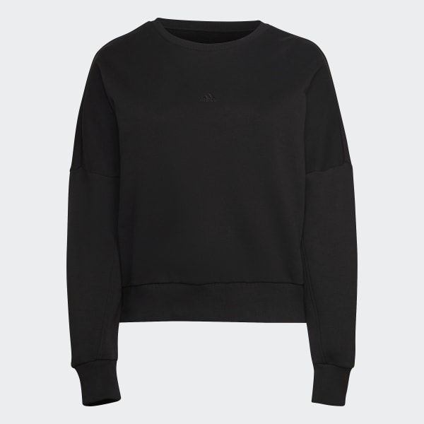 Black ALL SZN Fleece Sweatshirt (Plus Size) TV386