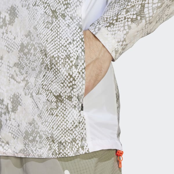 Adidas all over print jacket on sale