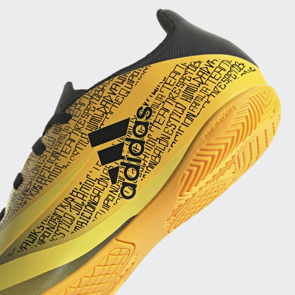adidas X Speedflow Messi.4 Indoor Soccer Sneakers - Gold | Free