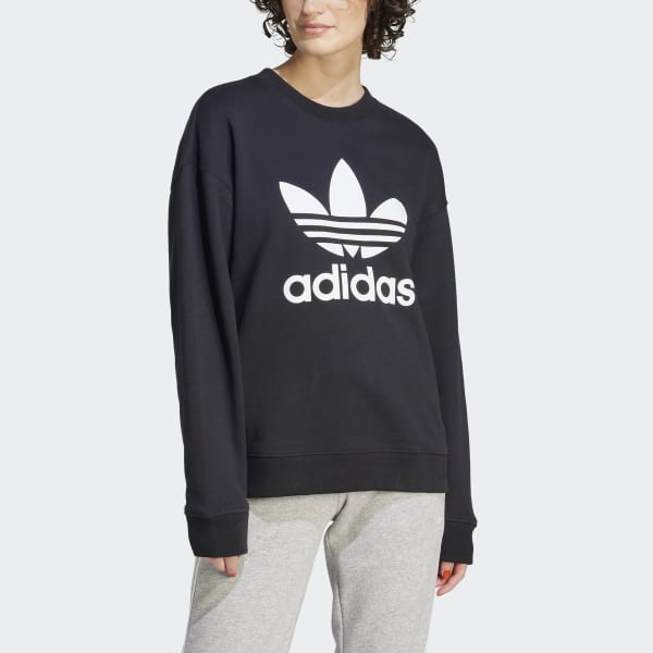 Mens adidas trefoil crew sweatshirt outlet