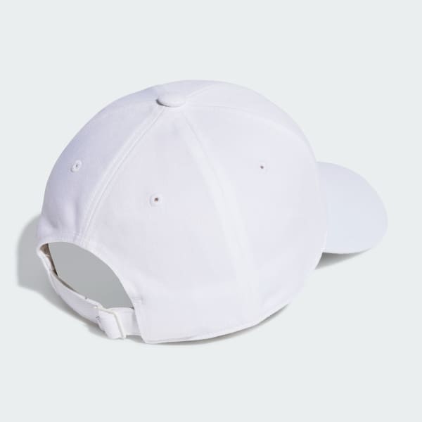 White Big Tonal Logo Baseball Cap