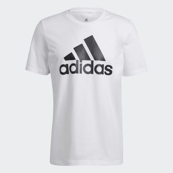 adidas Essentials Big Logo Tee - White | Men\'s Training | adidas US