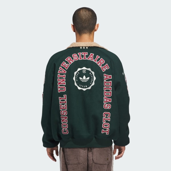 สีเขียว เสื้อแจ็คเก็ตทีมกีฬา CLOT