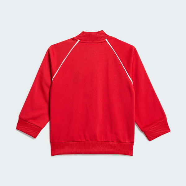 Red Adicolor SST Track Suit Kids