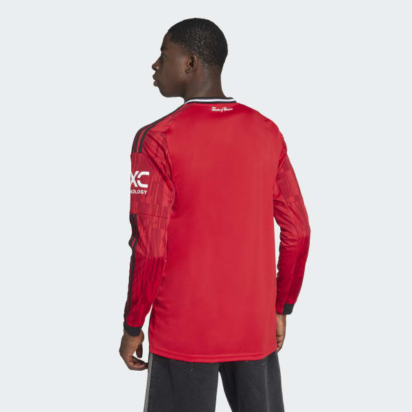 adidas Manchester United 25/26 Long Sleeve Home Jersey - Red