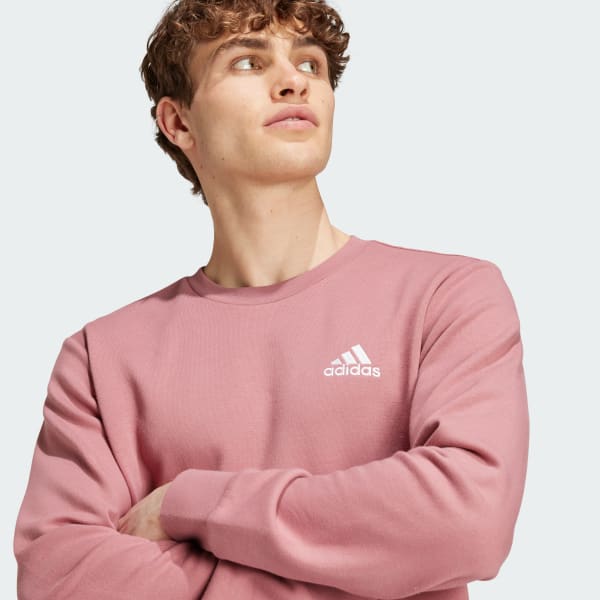 Pink adidas sweatshirt men cheap