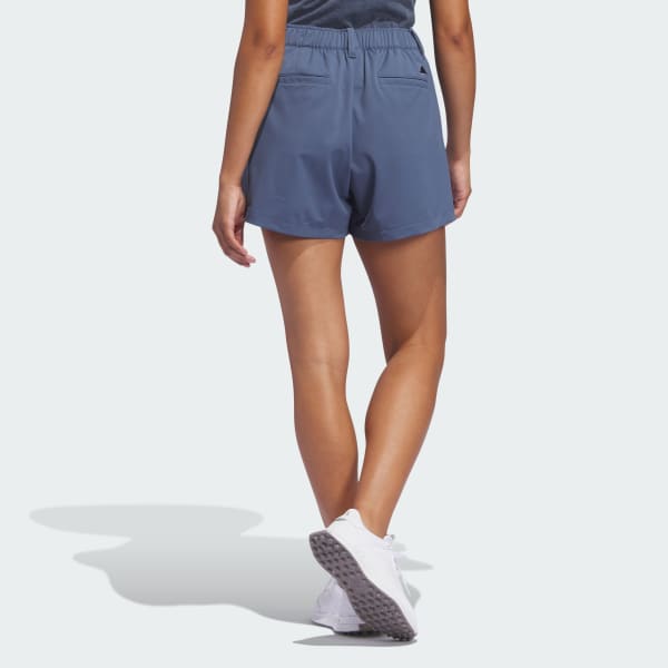 adidas Go-To Pleated Shorts - Blue, Women's Golf