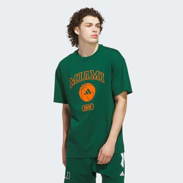 adidas F25 MIAMI GRAPHIC TEE 2 - Green | Free Shipping with adiClub
