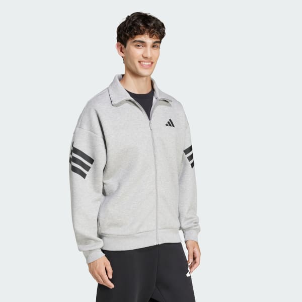 Grey Future Icons 3-Stripes Woven Track Jacket