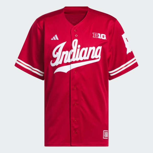 Red Indiana Reverse Retro Replica Baseball Jersey