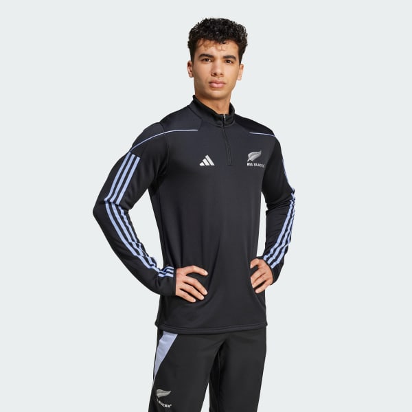 Black All Blacks AEROREADY Warming Long Sleeve Fleece Top
