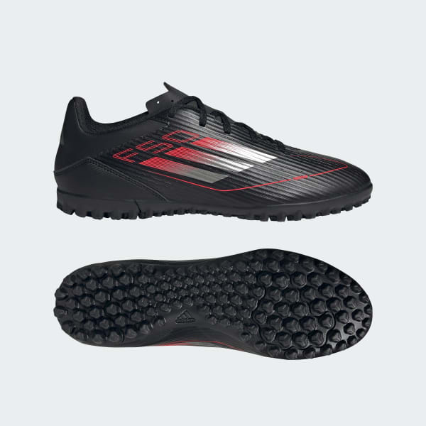 Negro Zapatos de Fútbol F50 Club Pasto sintético