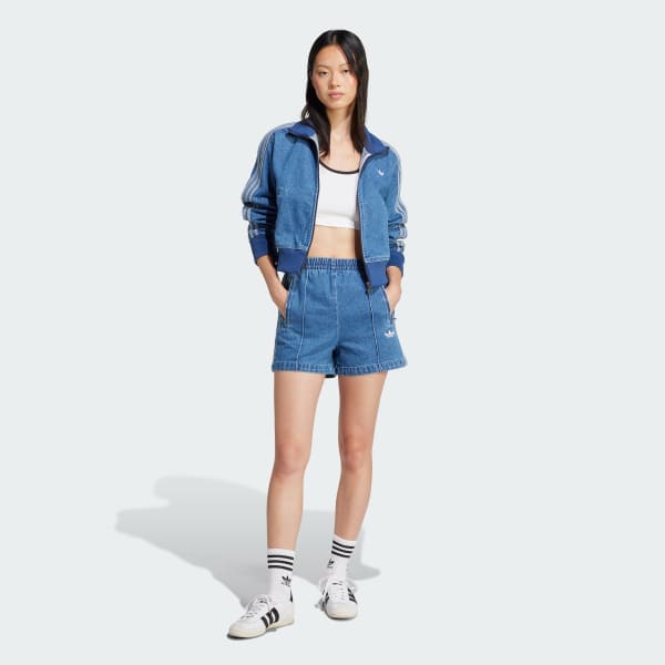 Blue Adicolor Denim Firebird Shorts