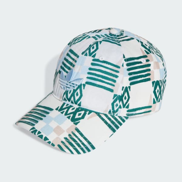 Adidas ORIGINALS Gorra Mujeres azul claro brocado verde oscuro blanco talla OSFM