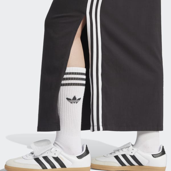 ★adidas originals★W ADICOLOR 3S TANK MAXI DRESS★追跡可 adidas Adicolor 3-Stripes Tank Maxi Dress - Blue | Free