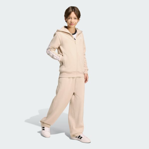 bézová Sportovní souprava Hooded Fleece Kids