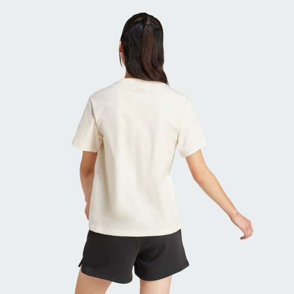 White Lounge Slide Graphic Tee