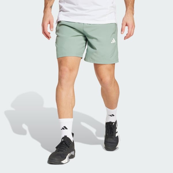 Verde Shorts de Entrenamiento Train Essentials Tejidos