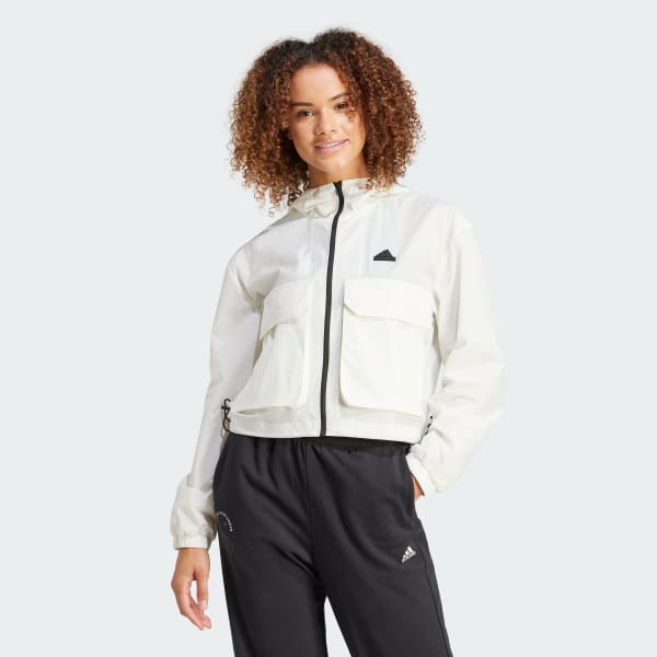 adidas City Escape Lightweight Windbreaker White adidas Singapore