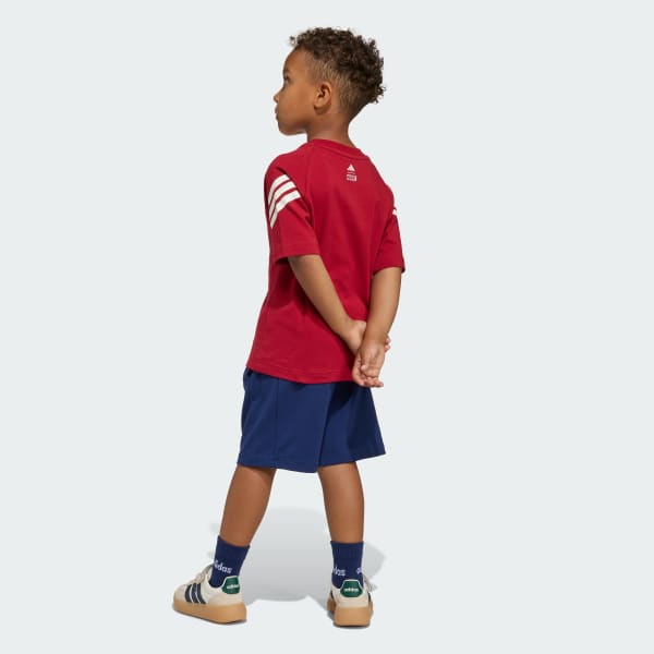 Borgonha CONJUNTO CAMISETA ADIDAS MARVEL HOMEM-ARANHA