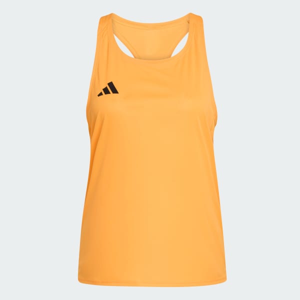 Orange Adizero Essentials Running Tank Top