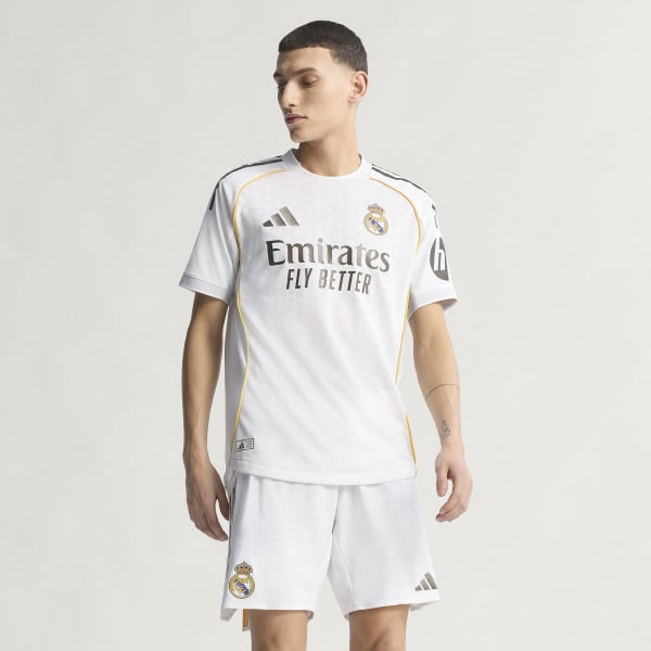 adidas Real Madrid 25/26 Home Authentic Jersey - White