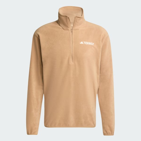 Marron Casaca Multi Essentials 1/2 Zip Fleece