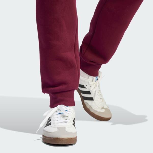 Adidas broek bordeaux discount rood