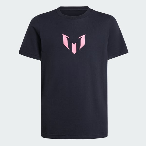 Svart Messi Name & Number Graphic T-skjorte