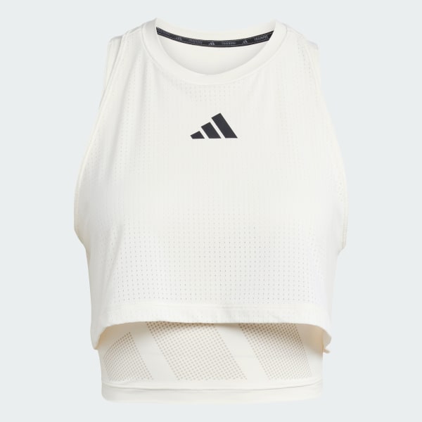 Blanco musculosa de Entrenamiento 2 en 1 Cool Intensity