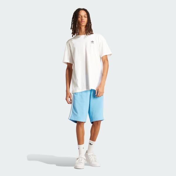 Blau adicolor 3-Streifen Shorts