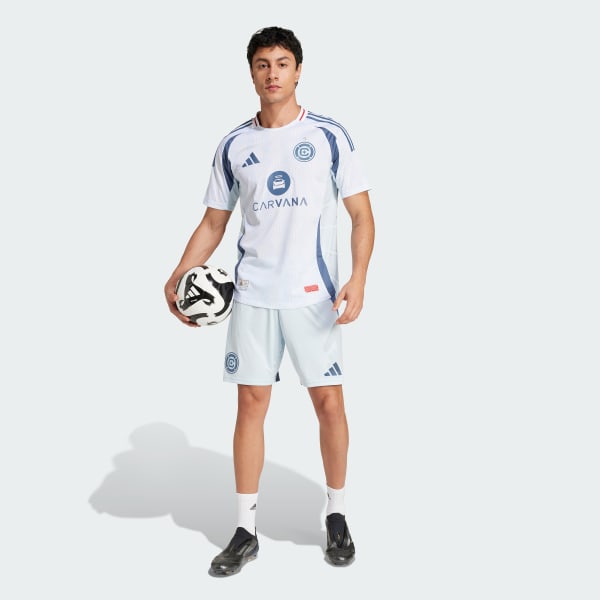 adidas Chicago Fire 25/26 Away Authentic Jersey - Blue | Free