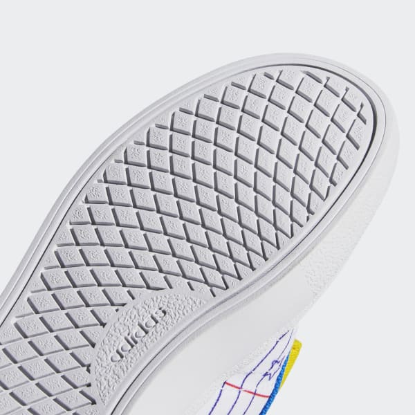 White adidas x Disney Mickey Mouse Vulc Raid3r Shoes LWS75