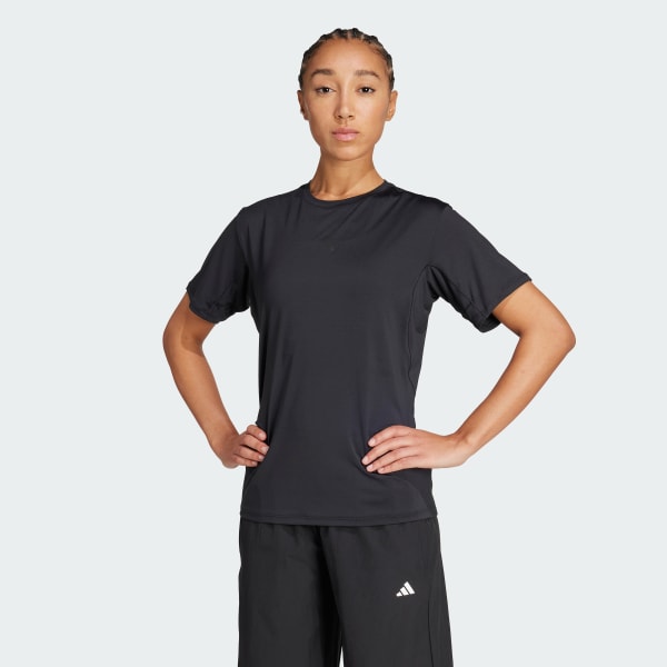 Black Designed For Training Go To Tee