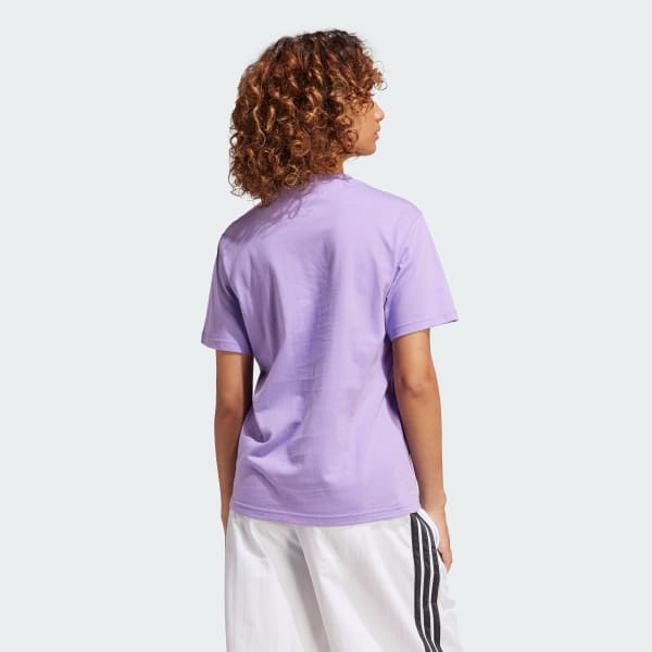 Morado Camiseta Tech Fill Estampada