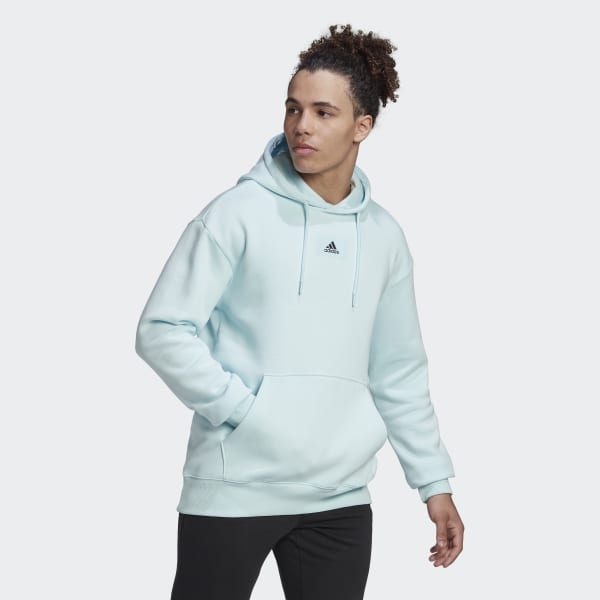 Blau Essentials FeelVivid Cotton Fleece Drop Shoulder Hoodie
