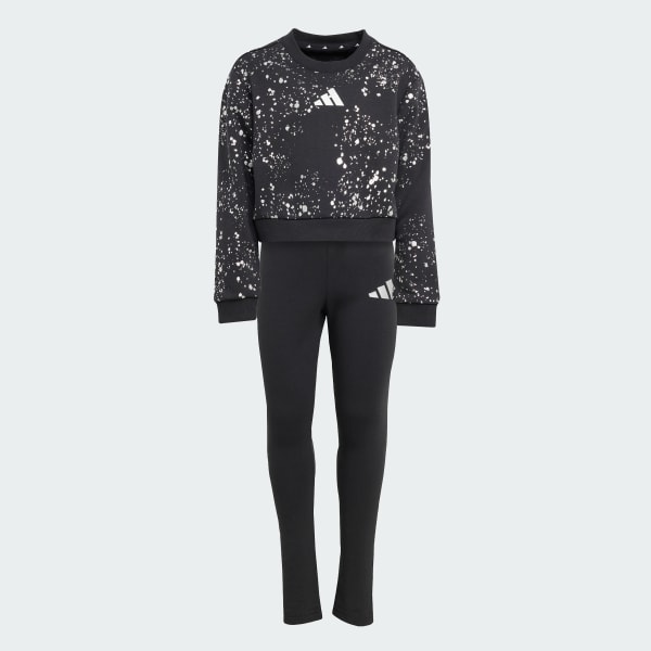 Negro Conjunto Everyday Glam para Niñas