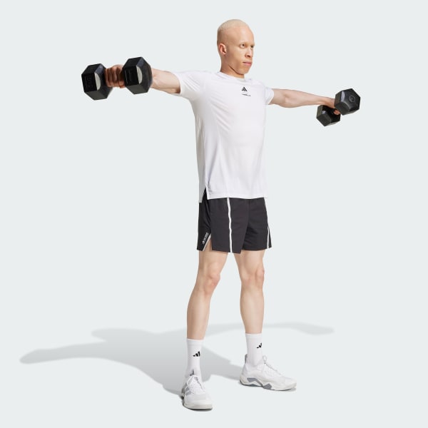 bílá Tričko Les Mills Graphic