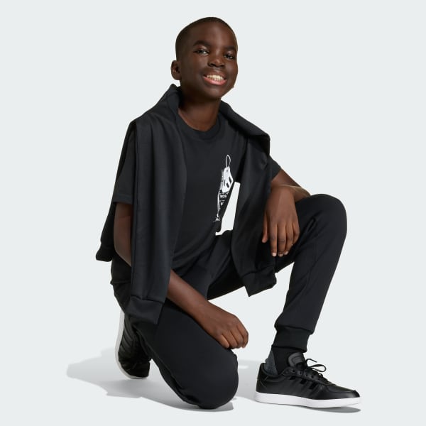 Negro POLO GRAPHIC MESSI FUN