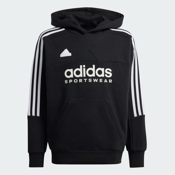 Black Tiro Fleece Hoodie Kids