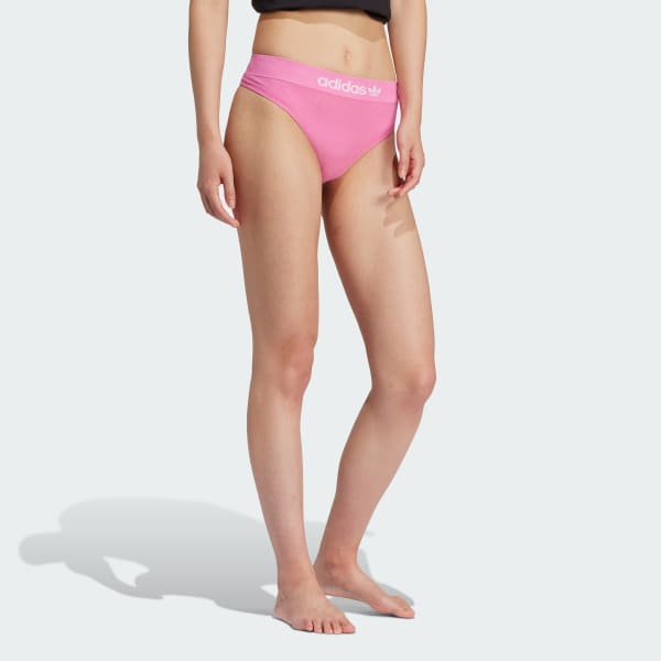 adidas Modern Flex Cotton Thong Briefs - Pink | Women\'s Lifestyle | adidas  US