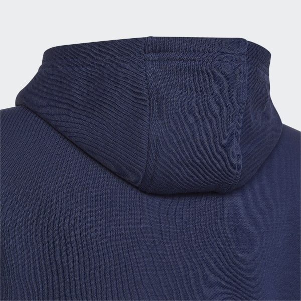 Azul Sudadera con capucha Trefoil