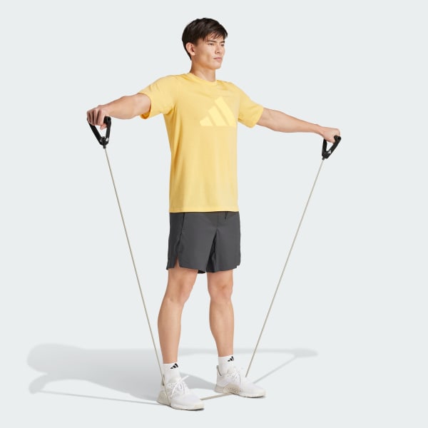 Yellow Train Essentials Feelready Logo Training Tee